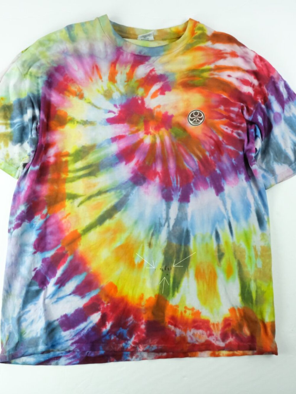2XL Hawaiian Island Creations Green Dragon Surfing Single T-Shirt Tie Dye Custom - Picture 2 of 7